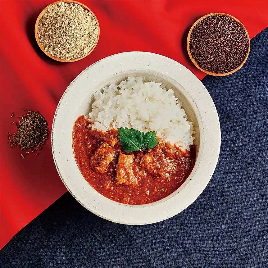ポークビンダルーカレー画像 2