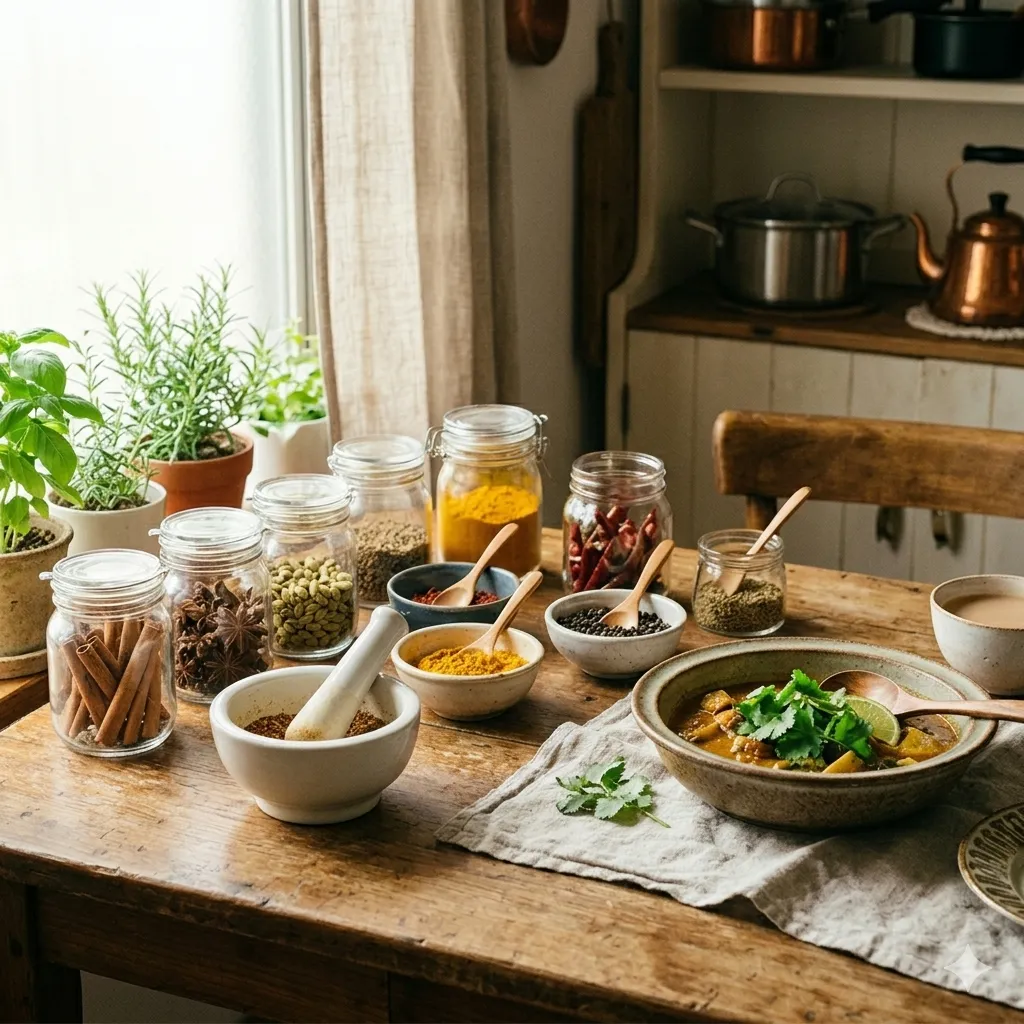 話題のスパイス深掘り：定番の次に選びたい“香りの主役”のイメージ