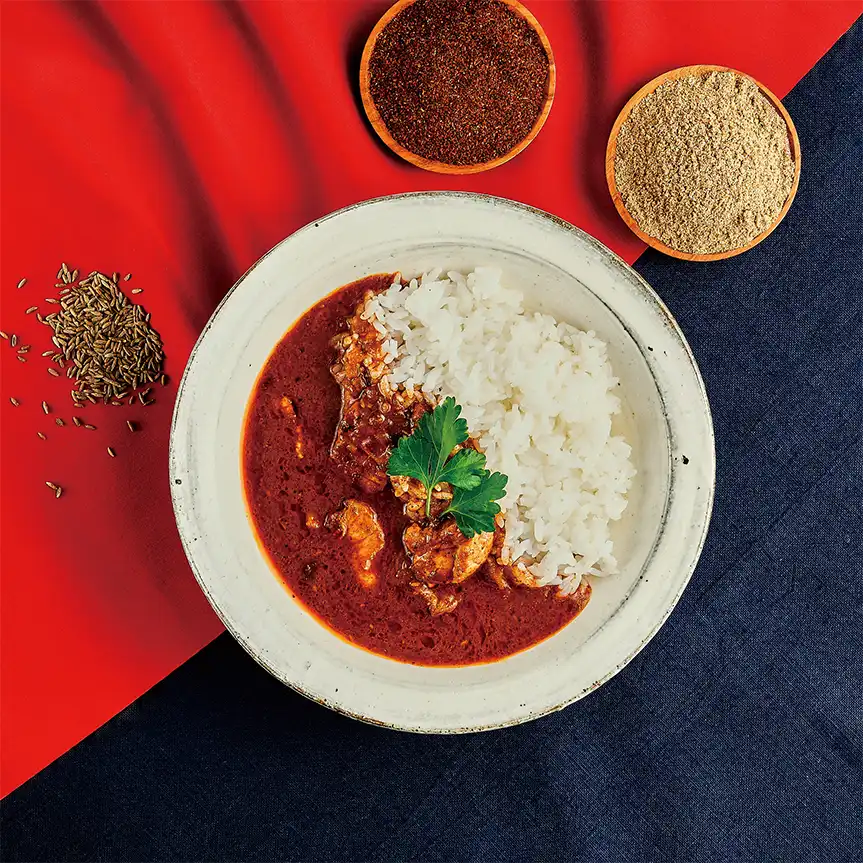 ポークビンダルーカレー画像 2